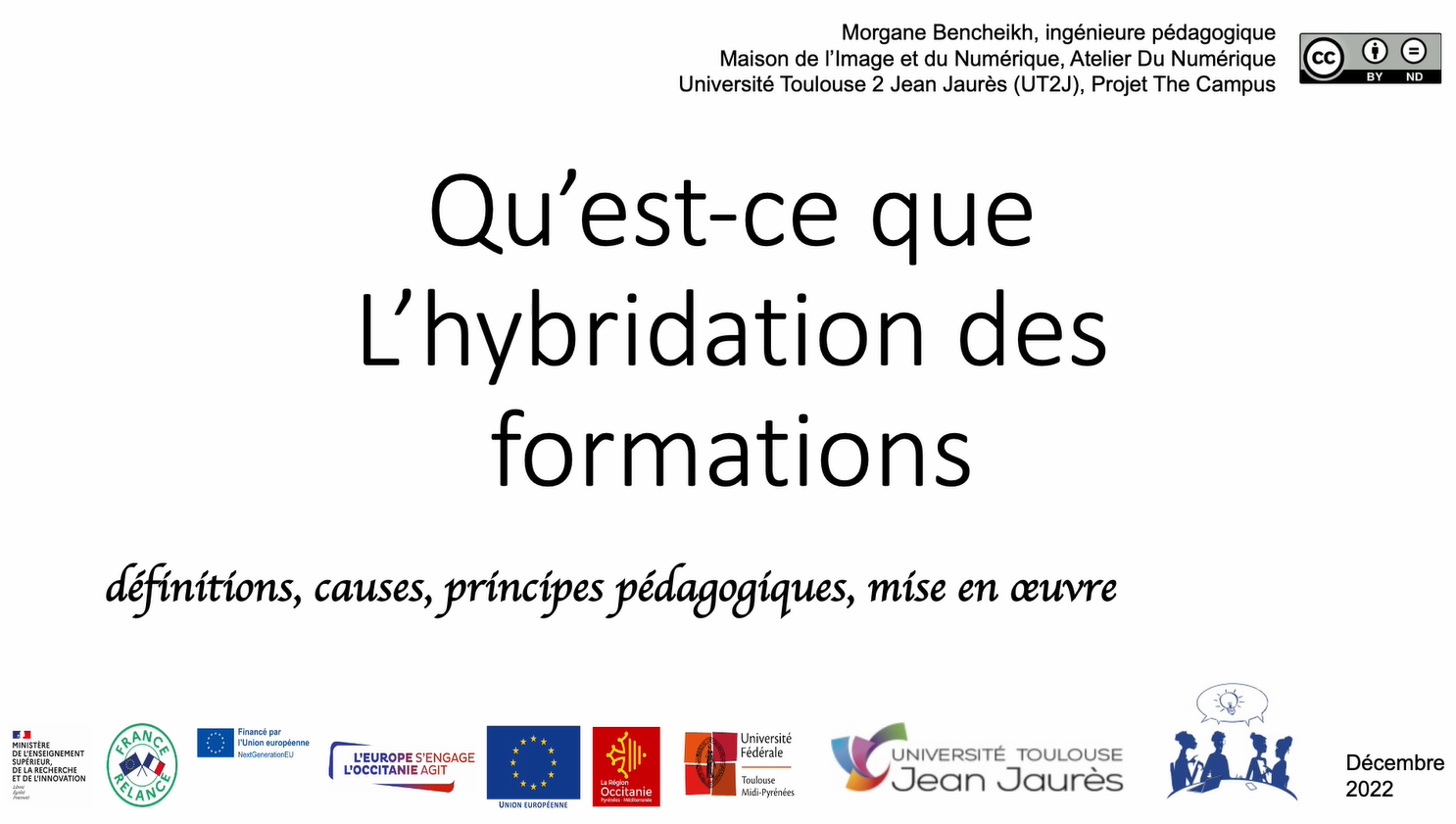 Première diapo de la vidéo qu'est ce que l'hybridation?